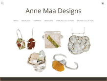 Tablet Screenshot of annemaadesigns.com